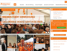 Tablet Screenshot of hoffmann-group-foundation.com
